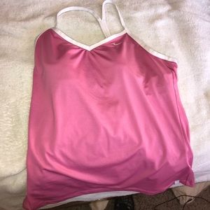 Pink Nike tank top